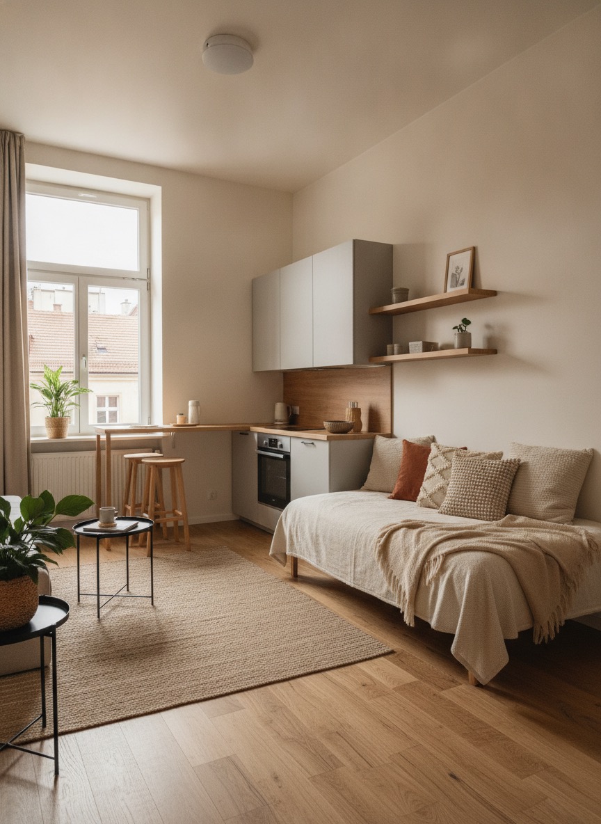 Furnished studio — Prague 7 — Holešovice